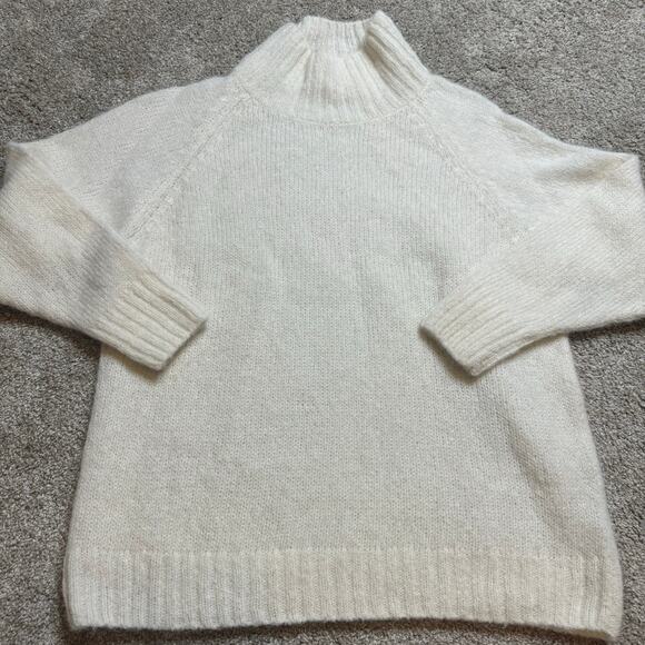 Atelier Delphine Alpaca Cream Turtleneck Knit Sweater in size M - Picture 2 of 5